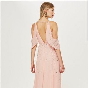 Topshop maxi embellished dress
